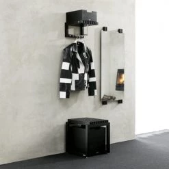 Skagerak Portemanteaux Et Patères Mini Porte-manteau Noir -Meubles de cuisine Soldes mini porte manteau noir 1