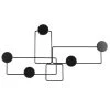 Maisons Du Monde Portemanteaux Et Patères Patère 5 Crochets En Acier Noir -Meubles de cuisine Soldes patere 5 crochets en acier noir 1000 1 17 224656 1