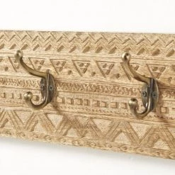 Maisons Du Monde Portemanteaux Et Patères Patère 5 Crochets En Manguier Gravé -Meubles de cuisine Soldes patere 5 crochets en manguier grave 1000 13 16 190379 3