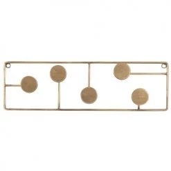 Maisons Du Monde Portemanteaux Et Patères Patère 5 Crochets En Métal Doré