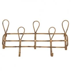 Maisons Du Monde Portemanteaux Et Patères Patère 5 Crochets En Métal Imitation Bambou