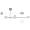 Maisons Du Monde Portemanteaux Et Patères Patère 7 Crochets Avec Miroirs En Métal Doré -Meubles de cuisine Soldes patere 7 crochets avec miroirs en metal dore 1000 11 39 218036 1