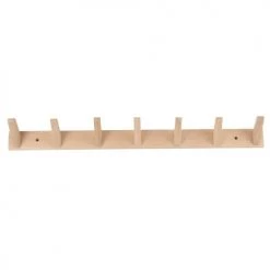 Maisons Du Monde Portemanteaux Et Patères Patère 7 Crochets En Bois De Chêne Beige