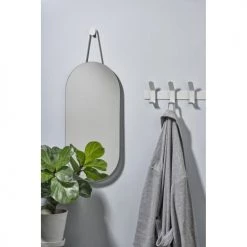 Zone Denmark Portemanteaux Et Patères Patère Acier Gris Clair 4 Crochets -Meubles de cuisine Soldes patere acier gris clair 4 crochets 2