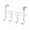 Compactor Portemanteaux Et Patères Patère De Porte 4 Crochets L33cm -Meubles de cuisine Soldes patere de porte 4 crochets l33cm