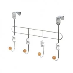 Compactor Portemanteaux Et Patères Patère De Porte 4 Crochets L33cm