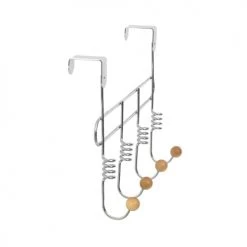 Compactor Portemanteaux Et Patères Patère De Porte 4 Crochets L33cm -Meubles de cuisine Soldes patere de porte 4 crochets l33cm 3