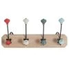 Maisons Du Monde Portemanteaux Et Patères Patère En Manguier 4 Crochets En Métal Et Céramique -Meubles de cuisine Soldes patere en manguier 4 crochets en metal et ceramique 1000 11 9 150274 4