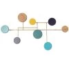 Maisons Du Monde Portemanteaux Et Patères Patère En Métal Doré 8 Crochets Multicolores -Meubles de cuisine Soldes patere en metal dore 8 crochets multicolores 1000 12 18 192554 1