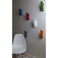 Swabdesign Portemanteaux Et Patères Patère Pince à Linge En Polycarbonate Blanc -Meubles de cuisine Soldes patere pince a linge en polycarbonate blanc 3