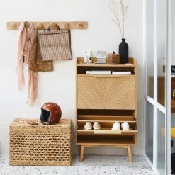 Maisons Du Monde Portemanteaux Et Patères Patère Vintage 6 Crochets En Chêne -Meubles de cuisine Soldes patere vintage 6 crochets en chene 1000 0 26 210766 3