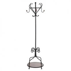 Maisons Du Monde Portemanteaux Et Patères Portant En Métal Noir Et Marron