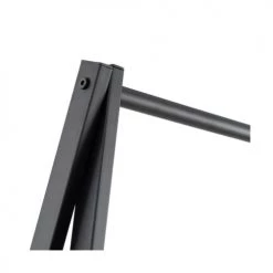 Wadiga Portemanteaux Et Patères Portant Vêtements Bois Et Métal Noir 1 étagère -Meubles de cuisine Soldes portant vetements bois et metal noir 1 etagere 2