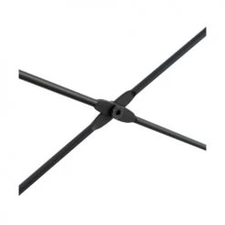 Wadiga Portemanteaux Et Patères Portant Vêtements Bois Et Métal Noir 1 étagère -Meubles de cuisine Soldes portant vetements bois et metal noir 1 etagere 3