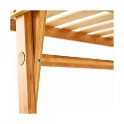 Wadiga Portemanteaux Et Patères Portant Vêtements En Bambou 3 étagères - 100x43x160cm -Meubles de cuisine Soldes portant vetements en bambou 3 etageres 100x43x160cm 3