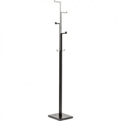 Kare Design Portemanteaux Et Patères Porte-manteau 6 Crochets En Acier Noir Et Argenté