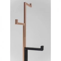 Kare Design Portemanteaux Et Patères Porte-manteau 6 Crochets En Acier Noir Et Cuivré -Meubles de cuisine Soldes porte manteau 6 crochets en acier noir et cuivre 4