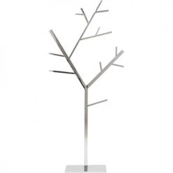 Kare Design Portemanteaux Et Patères Porte-manteau Arbre En Acier Argenté H204