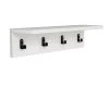 Toilinux Portemanteaux Et Patères Porte Manteau Blanc -Meubles de cuisine Soldes porte manteau blanc
