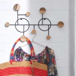 Becquet Portemanteaux Et Patères Porte-manteau En Métal Noir -Meubles de cuisine Soldes porte manteau en metal noir 2