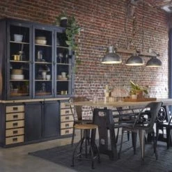 Maisons Du Monde Portemanteaux Et Patères Porte-manteau En Métal Noir Et Manguier -Meubles de cuisine Soldes porte manteau en metal noir et manguier 1000 3 31 215240 3