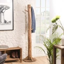 MACABANE Portemanteaux Et Patères Porte-manteau En Pin Recyclé -Meubles de cuisine Soldes porte manteau en pin recycle 3