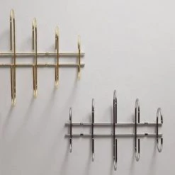 AYTM Portemanteaux Et Patères Porte Manteau Laiton L85cm -Meubles de cuisine Soldes porte manteau laiton l85cm 3