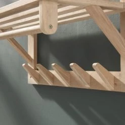 Arne Lykke Portemanteaux Et Patères Porte-manteau Mural 5 Crochets Bois Clair -Meubles de cuisine Soldes porte manteau mural 5 crochets bois clair 3