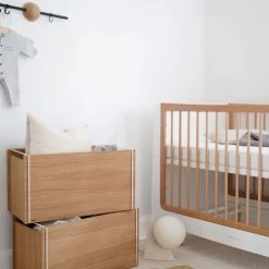 WOUD Portemanteaux Et Patères Porte-manteau Mural Chêne Naturel -Meubles de cuisine Soldes porte manteau mural chene naturel 3