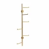 Potiron Paris Portemanteaux Et Patères Porte-manteau Mural En Métal, Coloris Or -Meubles de cuisine Soldes porte manteau mural en metal coloris or