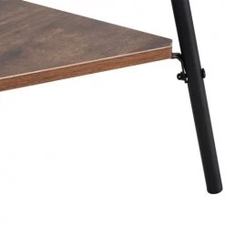 Homcom Portemanteaux Et Patères Porte-manteau Trépied Style Industriel Branches + 2 étagères -Meubles de cuisine Soldes porte manteau trepied style industriel branches 2 etageres 5