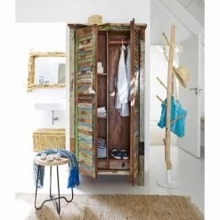 Maisons Du Monde Portemanteaux Et Patères Porte-manteau Tronc D'arbre En Eucalyptus Et Métal Blanc -Meubles de cuisine Soldes porte manteau tronc d arbre en eucalyptus et metal blanc 1000 15 37 146079 3