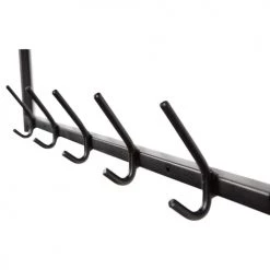 Woood Portemanteaux Et Patères Porte-manteaux 5 Crochets En Métal Noir -Meubles de cuisine Soldes porte manteaux 5 crochets en metal noir 8