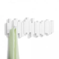 Umbra Portemanteaux Et Patères Porte Manteaux Barrettes Bois Blanc -Meubles de cuisine Soldes porte manteaux barrettes bois blanc 2