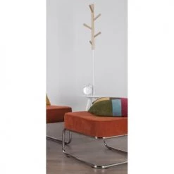 Zuiver Portemanteaux Et Patères Porte-manteaux Bois Et Blanc -Meubles de cuisine Soldes porte manteaux bois et blanc 2