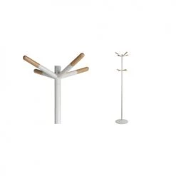 Zuiver Portemanteaux Et Patères Porte-manteaux Bois Et Blanc -Meubles de cuisine Soldes porte manteaux bois et blanc 4