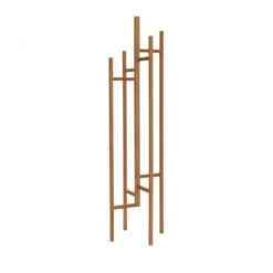 Woodman Portemanteaux Et Patères Porte-manteaux Design Bois Massif Noir -Meubles de cuisine Soldes porte manteaux design bois massif bois massif