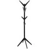 Decoratie Portemanteaux Et Patères Porte-manteaux En Bois 8 Tiges Noir