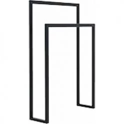 Custom Form Portemanteaux Et Patères Porte-manteaux Métal Noir 70x20x100cm -Meubles de cuisine Soldes porte manteaux metal noir 70x20x100cm 2