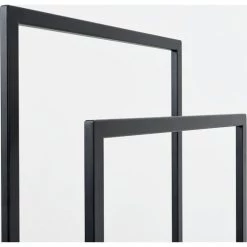 Custom Form Portemanteaux Et Patères Porte-manteaux Métal Noir 70x20x100cm -Meubles de cuisine Soldes porte manteaux metal noir 70x20x100cm 3