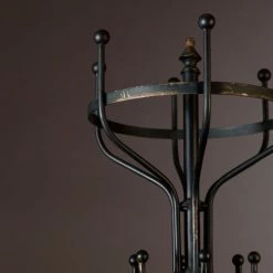 Dutchbone Portemanteaux Et Patères Porte-manteaux Vintage Métal Noir -Meubles de cuisine Soldes porte manteaux vintage metal noir 2
