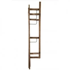 MACABANE Portemanteaux Et Patères Portemanteau 3 Ventaux En Teck Recyclé Et Métal -Meubles de cuisine Soldes portemanteau 3 ventaux en teck recycle et metal 3