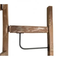 MACABANE Portemanteaux Et Patères Portemanteau 3 Ventaux En Teck Recyclé Et Métal -Meubles de cuisine Soldes portemanteau 3 ventaux en teck recycle et metal 5