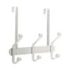 Wadiga Portemanteaux Et Patères Portemanteau De Porte En Métal Chromé 3 Crochets -Meubles de cuisine Soldes portemanteau de porte en metal chrome 3 crochets