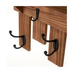 Wadiga Portemanteaux Et Patères Portemanteau Mural Bois épicéa Esprit Chalet -Meubles de cuisine Soldes portemanteau mural bois epicea esprit chalet 3