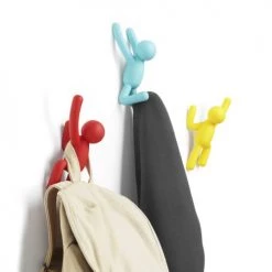 Umbra Portemanteaux Et Patères Portemanteau Mural Bonhomme, Lot De 3, Multicolores -Meubles de cuisine Soldes portemanteau mural bonhomme lot de 3 multicolores 4
