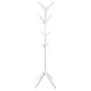 Five Simply Smart Portemanteaux Et Patères Portemanteau Sur Pied Arbre Bois Blanc - 62x62x173cm -Meubles de cuisine Soldes portemanteau sur pied arbre bois blanc 62x62x173cm