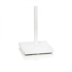 Wadiga Portemanteaux Et Patères Portemanteau Sur Pied En Métal Blanc Et Bambou -Meubles de cuisine Soldes portemanteau sur pied en metal blanc et bambou 2