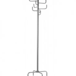 Wadiga Portemanteaux Et Patères Portemanteau Sur Pied Métal Gris H183cm
