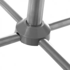 Wadiga Portemanteaux Et Patères Portemanteau Sur Pied Métal Gris H183cm -Meubles de cuisine Soldes portemanteau sur pied metal gris h183cm 3